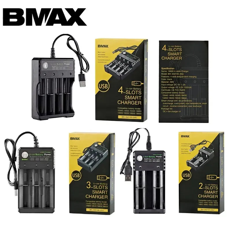 BMAX Li-Ion Smart Battery Charger