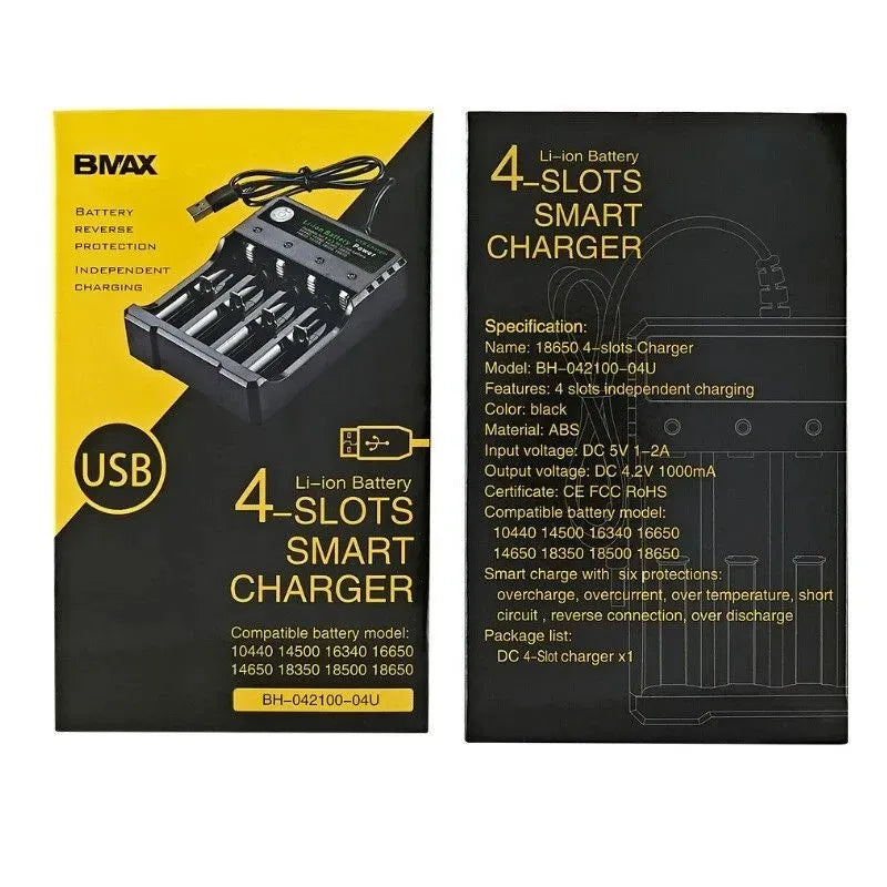 BMAX Li-Ion Smart Battery Charger
