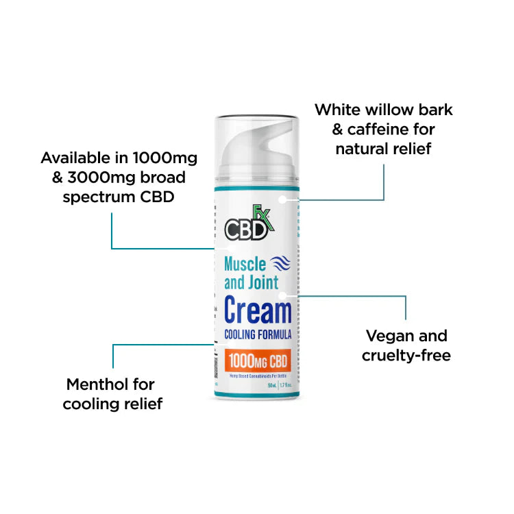 CBD FX Muscle & Joint Cream | Cooling OR Heating 3000mg
