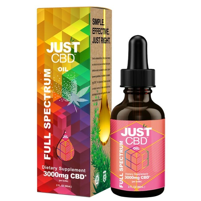 Just CBD - CBD Oil - CBD Tinctures (3000mg)