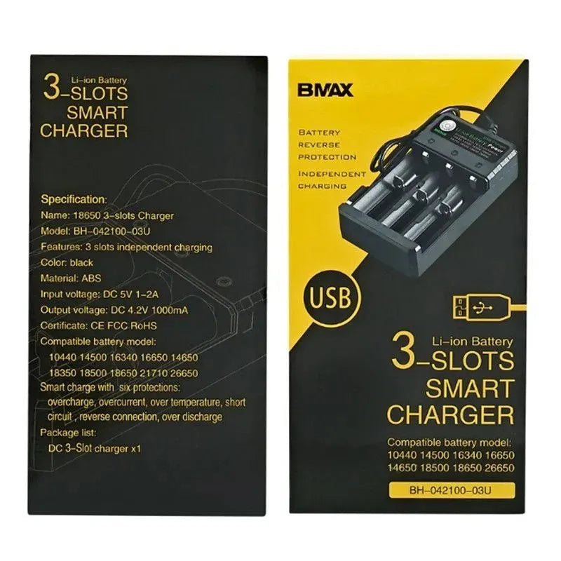 BMAX Li-Ion Smart Battery Charger