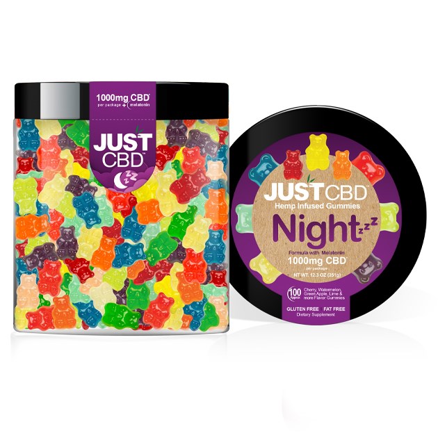 Just CBD - Hemp Infused 1000mg CBD Gummies Night